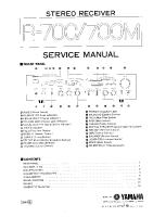 Yamaha R-700 - Service Manual1